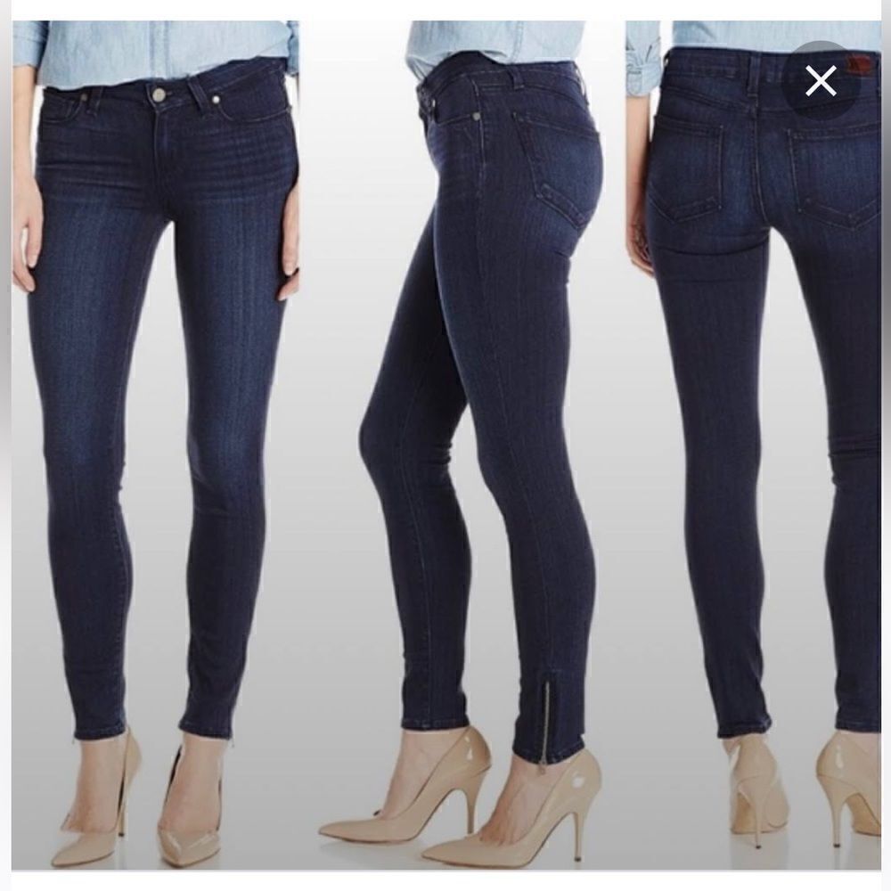 PAIGE | Verdugo Zip-Ankle Skinny Jeans (27)